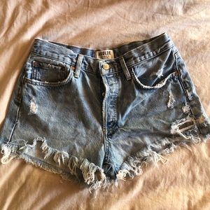 Agolde Parker Denim Shorts